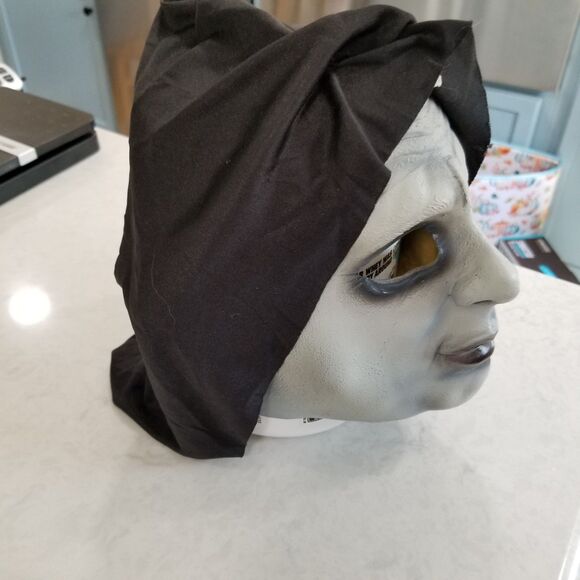 Vintage Rubies Uncle Fester latex over the head mask with hood - Picture 10 of 10